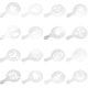 thumbnail image 2 of Twowood Hogar 16pcs Café creativo Cappuccino Latte Plantillas Art Stencil DIY Decoración Molde Twowood 8822092, 2 of 7