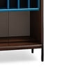 thumbnail image 5 of Vitrina Moderna Mdf Detalles En Turqueza Ideal Para Sala Marrón, 5 of 5