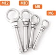 thumbnail image 4 of 2 Pcs Expansion Screw with Eye Ring Anchor Internal Eye Bolt Fastener 304 Stainless Steel, M16×80mm-M16×130mm,M16×100mm, 4 of 5