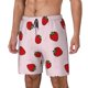 thumbnail image 1 of Balery Strawberry Bañador para hombre, shorts de playa de secado rápido con entrepierna y forro de compresión-Small, 1 of 6
