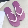 thumbnail image 5 of SBYOJLPB Women's Sandals Fashionable Casual Indoor and Outdoor Versatile Solid Color Round Toe Open Toe Flat Soft Sole Sandals, 5 of 8
