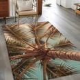 thumbnail image 3 of Summer Beach Washable Area Rugs 2.7'x5', Realistic Palm Tree Tropical Plant Coastal Low Pile Throw Living Room Rug Non-Slip Sturdy Edge Binding Carpet for Indoor Entryway Bedside Kitchen, 3 of 9