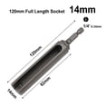 thumbnail image 2 of 1PC 120mm Nut Driver 1/4inch Slotted Extension Driver Quick-Change Hex Shank Slotted Drill Bit Socket Wrench 8mm 10mm 12mm 13mm, 2 of 2