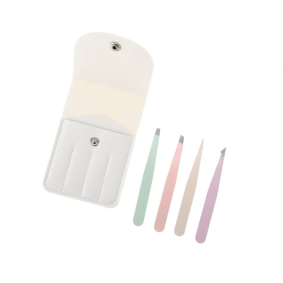 Vocoste Portable Eyebrow Tweezer Kit for Bathroom Travel Hotel Colorful 1 Set