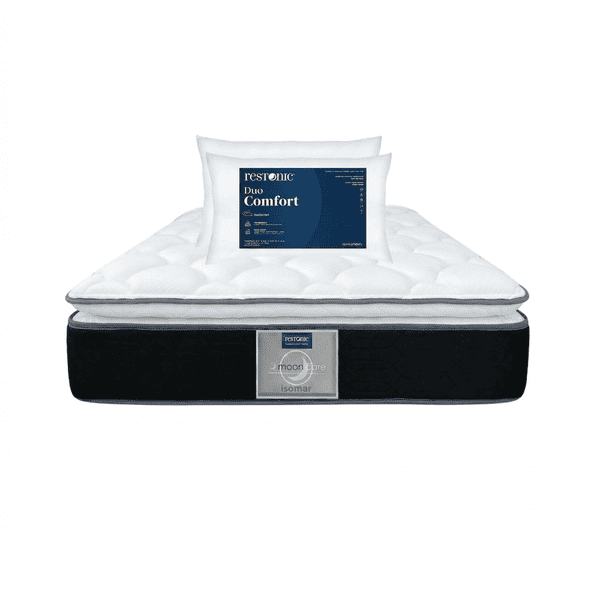 Colchón Queen Size Restonic Ortopédico Memory Foam Elite Cooling + 2 Almohadas