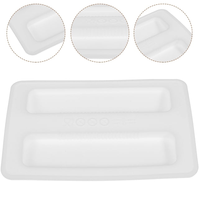 OULII Housse Anti-Poussière pour Grille-Pain Machine à Pain Housse de Protection Blanche Lot de 1