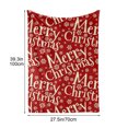 thumbnail image 3 of Dmlowu Christmas Blanket - Warm Flannel Throw Blanket for Couch Sofa Bedroom, Fluffier Soft Christmas Throw Blanket for Holiday Party Christmas Decorations, 28x39 inch, 3 of 9