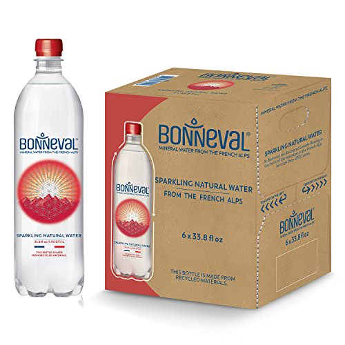 BONNEVAL Natural Sparkling Water. Mineral water from the French Alps