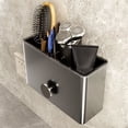 thumbnail image 5 of Portacepillos de Aluminio para Pared: Organizador de Baño Que Ahorra Espacio para Cepillos de Dientes y Pasta de Dientes., 5 of 5