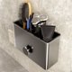 thumbnail image 5 of Portacepillos de Aluminio para Pared: Organizador de Baño Que Ahorra Espacio para Cepillos de Dientes y Pasta de Dientes., 5 of 5