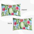 thumbnail image 4 of Fotbe Flowers and Cactus Pillow Cases - Envelope Closure - Luxury, Extra Soft, Cooling Pillow Covers - Wrinkle, Fade, Stain Resistant-20"x30", 4 of 9