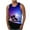 Purple 3, variant on YANHAIGONG Mens 3d Tank Top,Novelty Graphic Breathable Quick Dry Sleeveless Beach Shirt,Casual Summer Loose Waistcoat Print Sport Round-Neck Tank