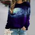 thumbnail image 1 of Combinaisons Christmas Sweat-Shirts Mode Femmes Imprimé Col Rond Tops Manches Longues Confortable Sweat-Shirt Chemisier Automne Sweat-Shirt sur Clearance, 1 of 4