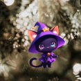 thumbnail image 6 of Offer Countdown! Halloween Acrylic Hanging Ornaments 3.1"X3.1"X0.4" Ghost Witch Cat Design For Home Window Wall Car Decor, 6 of 6