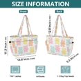thumbnail image 4 of FORMRS Tote Bag for Women Quilted Large Capacity Travel Work Carry On Shoulder Handbag, Cute Gummy Bears Pattern, 4 of 7