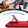 thumbnail image 4 of TECH CIRCLE for Galaxy A36 5G (6.7") Rugged Shockproof Case with Slide Camera Cover, Kickstand, Compatible with MagSafe Wireless Charging & Magnetic Car Mount/Card Holder, Protective Cover, Red, 4 of 10