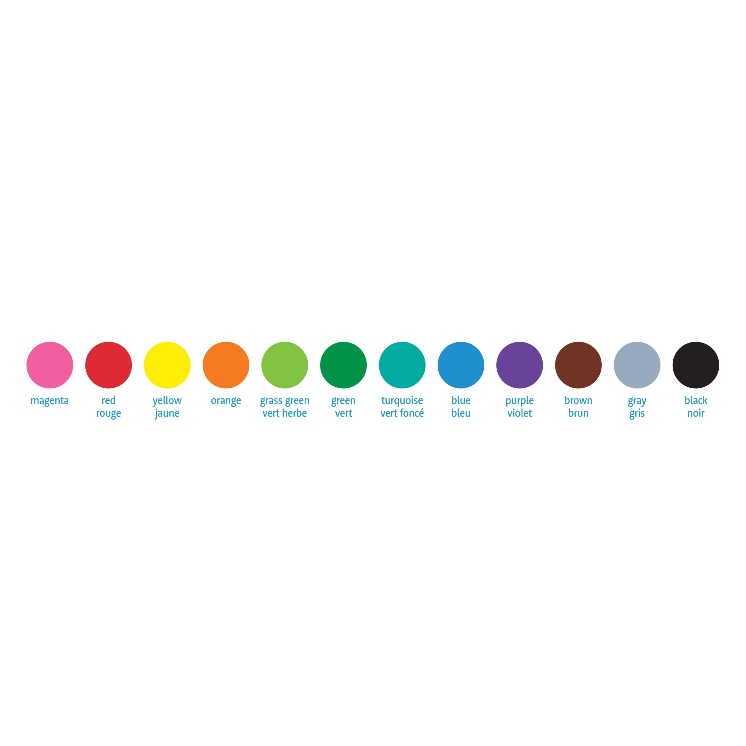 Rainbow Washable Dot Markers by Creatology