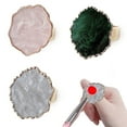 thumbnail image 1 of 3 paletas de resina para decoración de uñas con anillos ajustables para los dedos, paleta de colores para dibujar, herramienta para decoración de uñas, 1 of 5