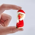 thumbnail image 3 of 2 figuras de cristal para manualidades, adornos navideños para el hogar, pequeñas esculturas en miniatura, accesorios para paisajes, 3 of 6
