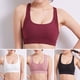 thumbnail image 1 of TFixol Sujetador deportivo para mujer con tirantes cruzados, Tops cortos acolchados de malla, transpirables, 1 of 8