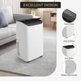 thumbnail image 4 of Portable Air Conditioner, 14000 BTU AC Unit Up to 750 Sq ft, Air Conditioner Portable 3-in-1 Dehumidifier Fan, Quiet Sleep Mode Remote Control 24H Timer, Window Kit Included, Balck, 4 of 8