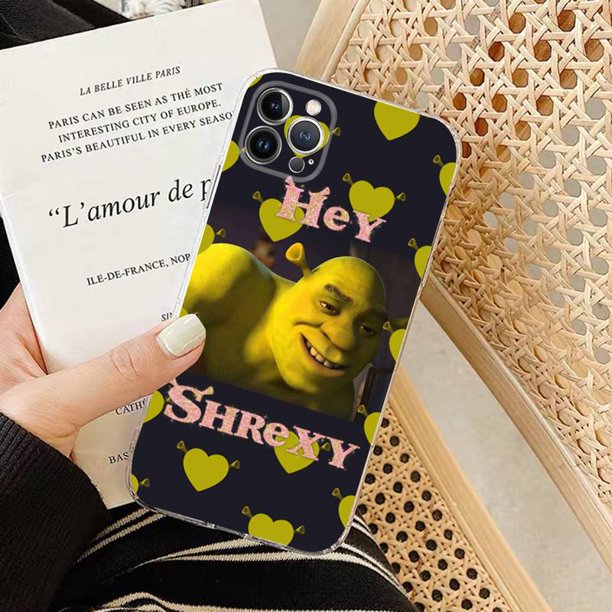 Funda de silicona suave con dibujos animados para teléfono móvil, carcasa de película divertida Shrek para iphone 14, 13, 12, 11 Pro, Mini, XS MAX, 8, 7, 6 Plus, X, XS, XR Fivean unisex