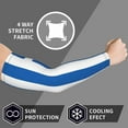 thumbnail image 6 of Compression Arm Sleeves Cooling For Men Women Greek Flag Sun Protection Sleeve Baseball Athletic Basketball Sleeve Cover, 6 of 6