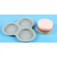thumbnail image 4 of 2X Molde de Silicona Reutilizable Freidora de Aire Sartén para Huevos Pasteles Postres Productos Horneados Herramientas Azul, 4 of 4