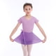 thumbnail image 2 of Leotardo de ballet para niñas pequeñas bailarina danza volantes manga larga tutú falda ballet gimnasia vestido, 2 of 5