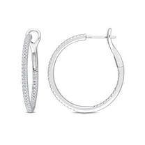 Everly Women's Diamond 10k White Gold Earrings