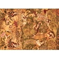 thumbnail image 1 of Ahgly Company Indoor Rectangle Animal Orange Traditional Area Rugs, 4' x 6', 1 of 1