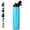 Blue, variant on Hawsaiy 24 oz Insulated Stainless Steel Water Bottle with Handle, Leak-Proof Lid & Wide Mouth, Double Wall Vacuum, BPA Free, Keeps Cold & Hot, Black