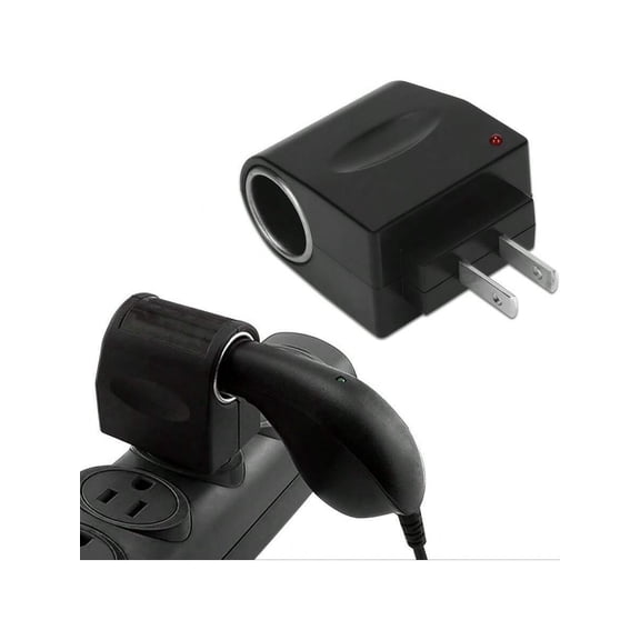 Universal AC To DC Car Cigarette Lighter Socket Adapter Converter, DC 12V 500mA Vehicle Power Supply Transformer Wall Plug, Automotive Female Socket For Car Electronics