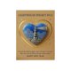 thumbnail image 1 of Recuerdo de bolsillo | Símbolo de amistad | Regalo de Año Nuevo | Tarjeta recordatoria portátil | Charm de corazón del tamaño de una cartera | Para amigos, familiares y compañeros de trabajo, 1 of 2