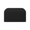 thumbnail image 4 of Meridian Furniture Arc Black Boucle Fabric Ottoman, 4 of 7