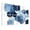 Color 5, variant on Futuristic 8 Pack Art Acoustic Panels Sound Absorbing Geometric Hexagon Shades Blue Gray Wood Decorative Soundproof Wall Panels Self Adhesive for Nursery Game Room Boys Bedroom 48"x32"