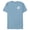 Ocean Blue, variant on Avengers A-Logo Icon White Super Fancy Steampunk - Short Sleeve Blended T-Shirt for Adults - Customized-Dark Heather