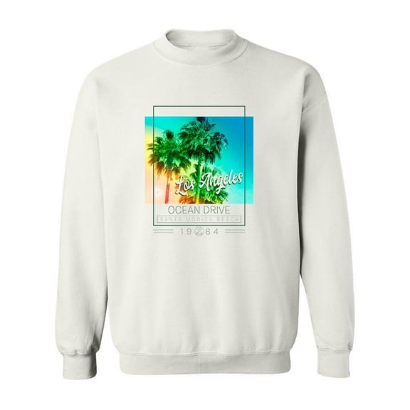 L.a. Ocean Drive. Sweatshirt Men -Image by Shutterstock, Male Medium
