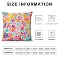 thumbnail image 5 of MLJA  Colorful Painting Throw Pillow Covers Multicolor Watercolor Spot Red Green Yellow Square Pillowcases for Home Decor Sofa Car Bedroom Pillow case, 5 of 5