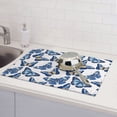 thumbnail image 6 of Vsdgher Beautiful Butterflies Dish Drying Mat Super Absorbent Drying Mat Large Dish Drying Mats for Kitchen Counter Kitchen Drying Mat 24" x 18", 6 of 7