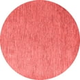 thumbnail image 1 of Ahgly Company Indoor Round Abstract Red Modern Area Rugs, 7' Round, 1 of 4