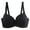Black, variant on Seamless Bras for Women Push-Up Full Coverage Wireless Everyday Bra Adjustable Strap Bralettes
