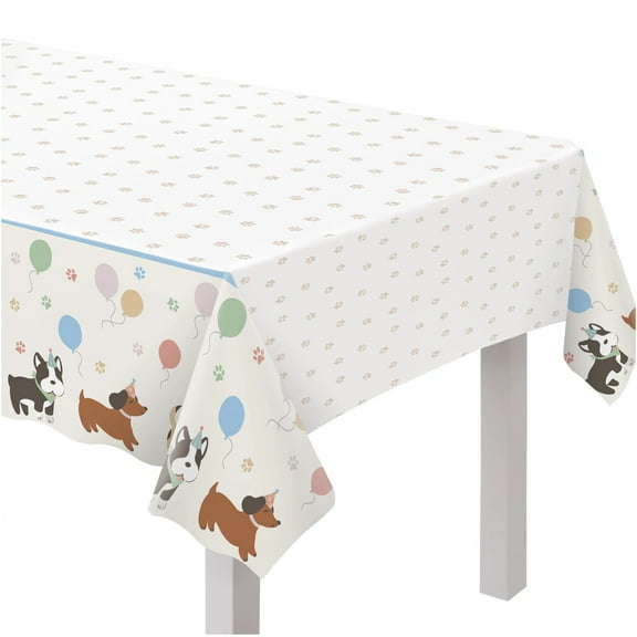Pawsome Party Plastic Table Cover (1ct) Amscan