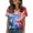 Red, variant on Cilsoka Ladies Tops and Blouses Petite Size, Womens Summer Short Sleeve Floral Print T Shirts Tie Dye Crew Neck Tops Blouses for Women Dressy Casual Tunic Tops, Graphic Trendy Tees