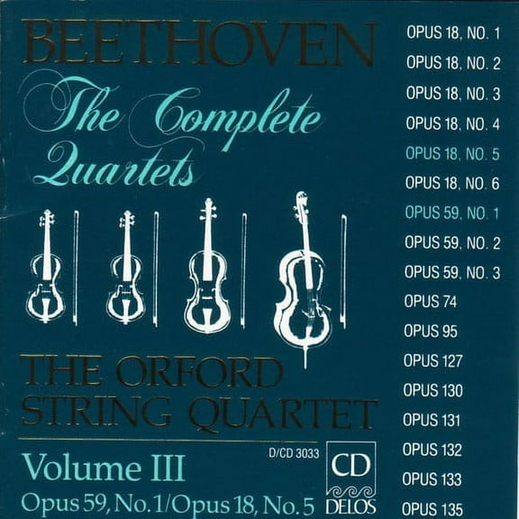 Orford String Quartet - Complete Quartets 3 - Music & Performance - CD