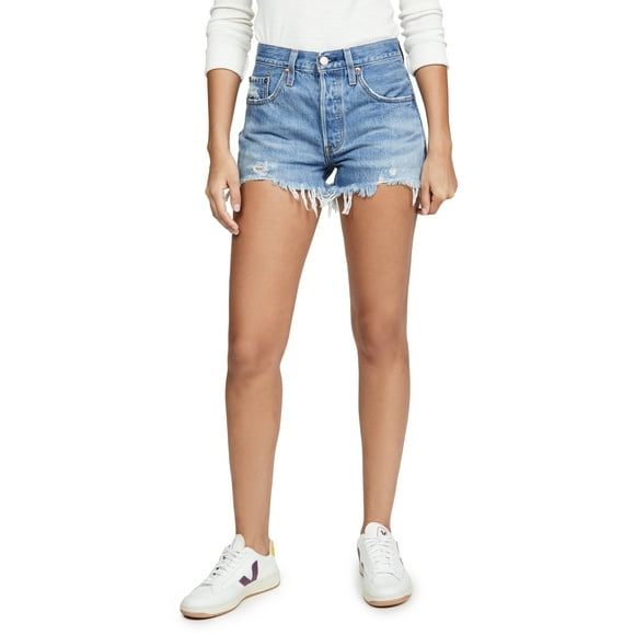 Levi's Women's Premium 501 Original Shorts, Athens Mid Short, 30