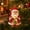 A, variant on Cififendec Christmas Santa Claus Ornament, 3.14", Cute 2D Acrylic Flat Hanging Pendant for Christmas Tree Decoration Holiday Gift and Home Display