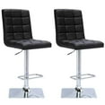 thumbnail image 1 of Tabouret de bar ajustable capitonné carré Xavier, 1 of 9