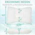 thumbnail image 6 of Xtra-Comfort Orthopedic Neck Support Pillow – Shaped High-Density Memory Foam for Posture & Spine Alignment, 6 of 9