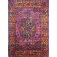 thumbnail image 1 of Ahgly Company Indoor Rectangle Mid-Century Modern Bright Maroon Red Oriental Area Rugs, 6' x 9', 1 of 6